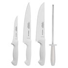 Juego de Cuchillos Tramontina 24699/825 Kit Chef 4 Pzas Premium Blanco