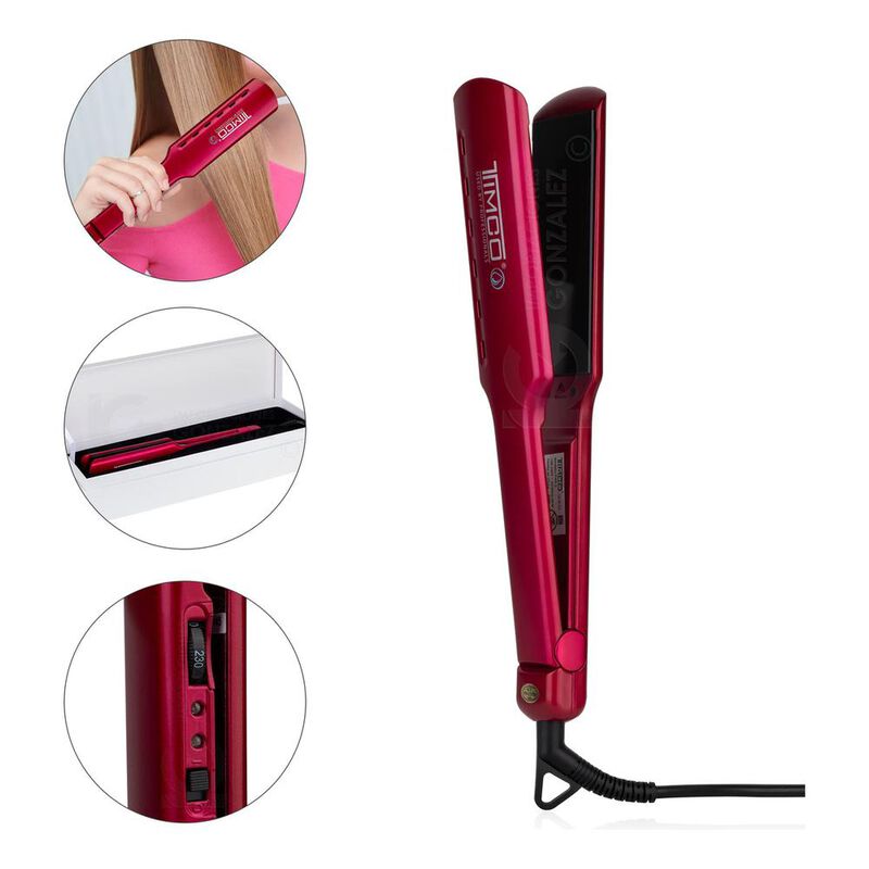 Plancha Para Cabello Húmedo Y Seco Timco® Con P... image number null