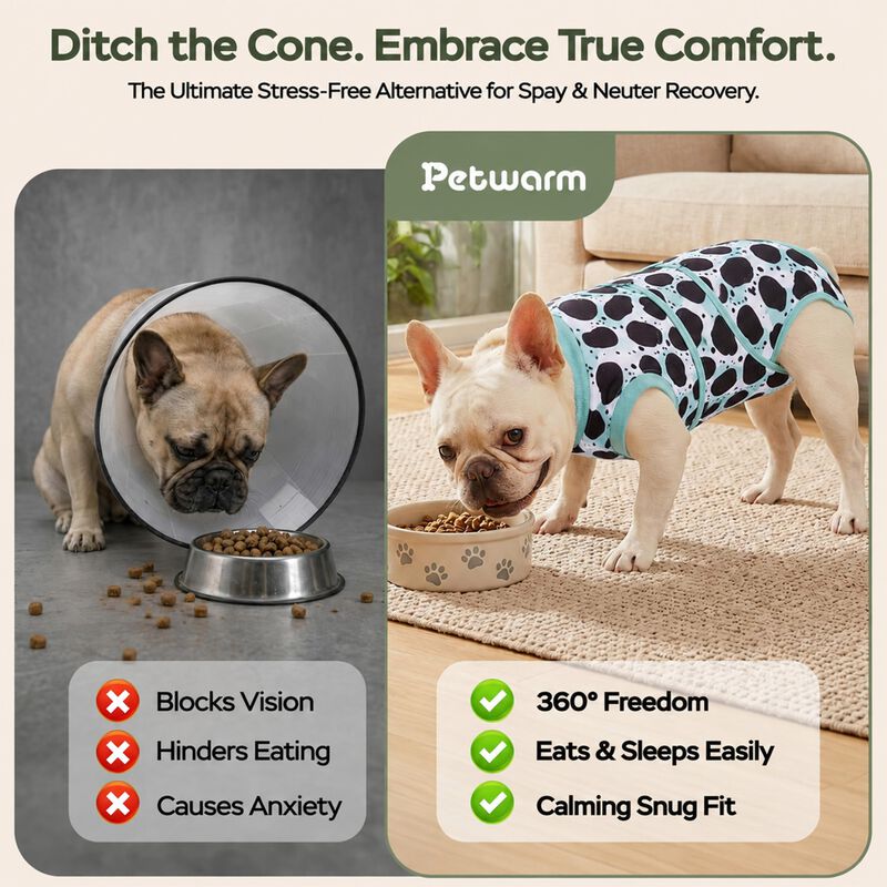 Traje Quir&uacute;rgico Para Perro Petwarm Leopardo Xs image number null