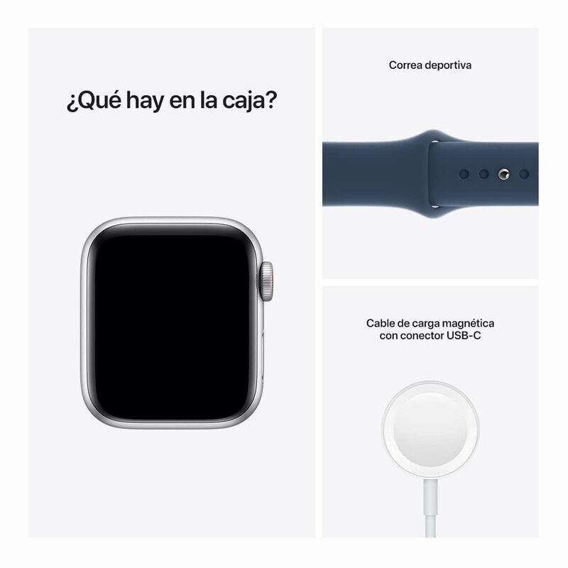 Combo Apple Watch SE 1ra gen 40mm Plata (Reacon... image number null