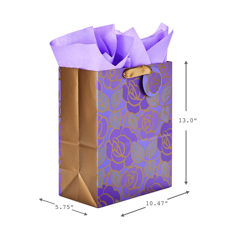 Bolsa De Regalo Hallmark 33 cm Con Flores Y Ace... image number null