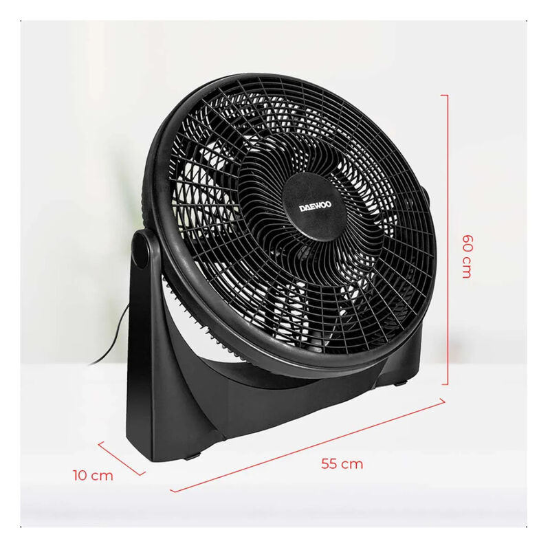 Ventilador Turbo de Piso 20" DAEWOO 4 Velocidad... image number null