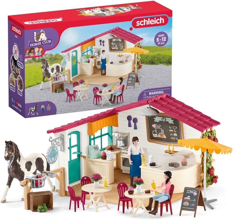 Set De Juego Schleich Horse Club Cafeter&iacute;a Del ... image number null
