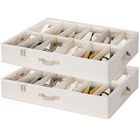 Organizador De Zapatos Storageworks 76 cm 24 Pares Color Marfil