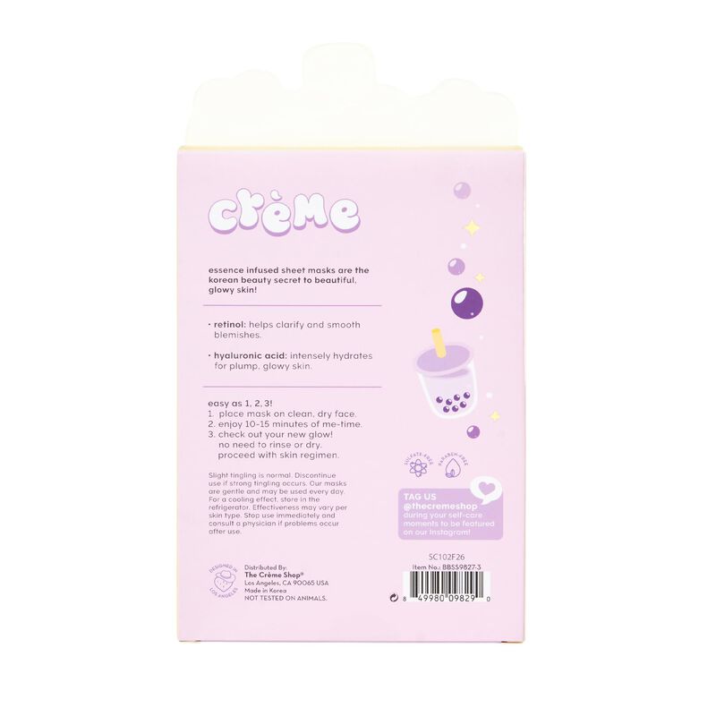 Mascarilla De Hoja The Cr&egrave;me Shop Retinol & &Aacute;ci... image number null