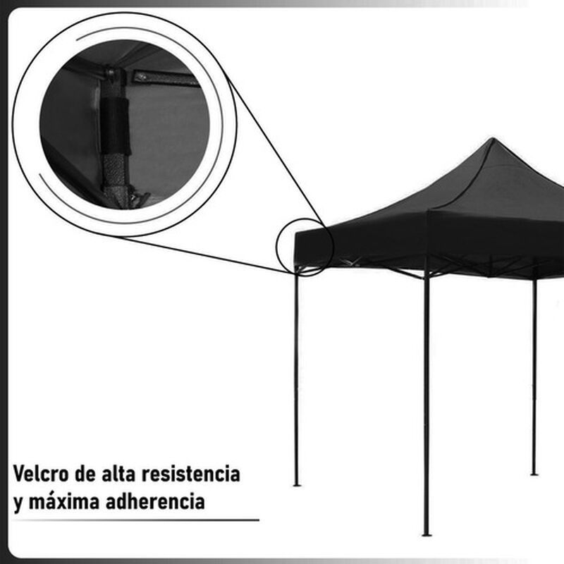 Toldo Carpa 3x3 Jardimex Mkz-carpa3x3neg Negra image number null