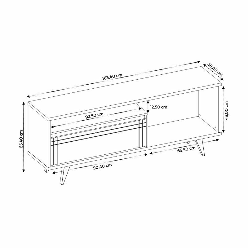 Mueble Para Tv Rack De Hasta 60 Pulgadas C/puer... image number null