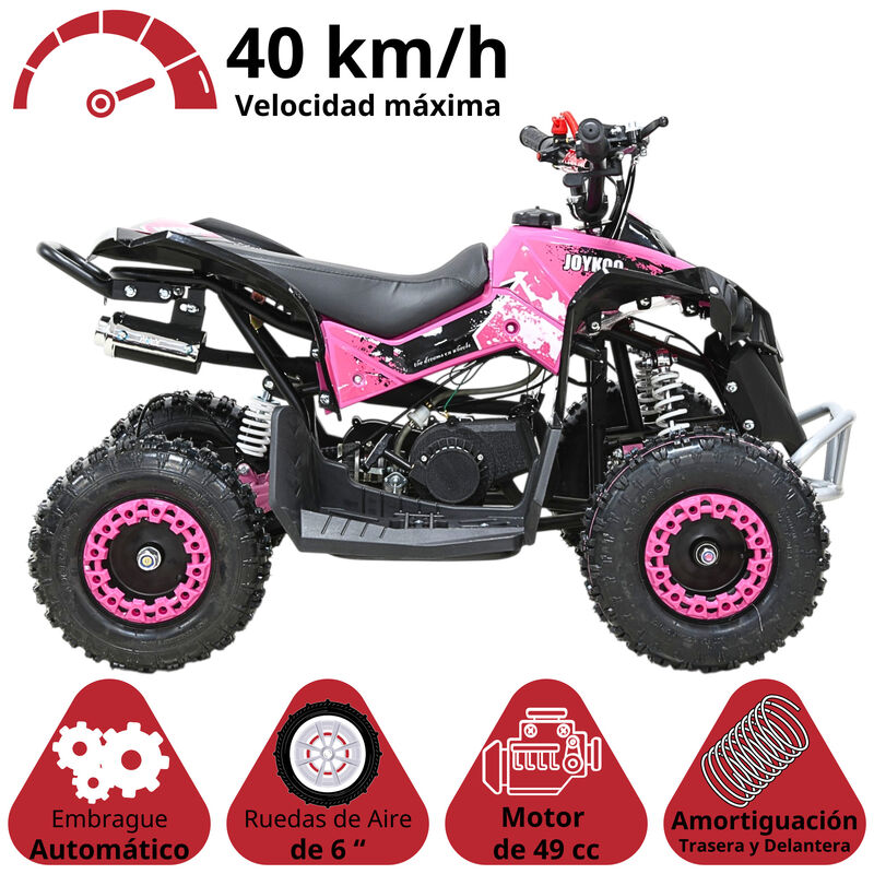 Cuatrimoto Montable Atv Para Ni&ntilde;os Motor A Gaso... image number null
