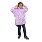 Pijama Infantil Unitalla Sudadera Cobija Roomi Coomfi Color Lila