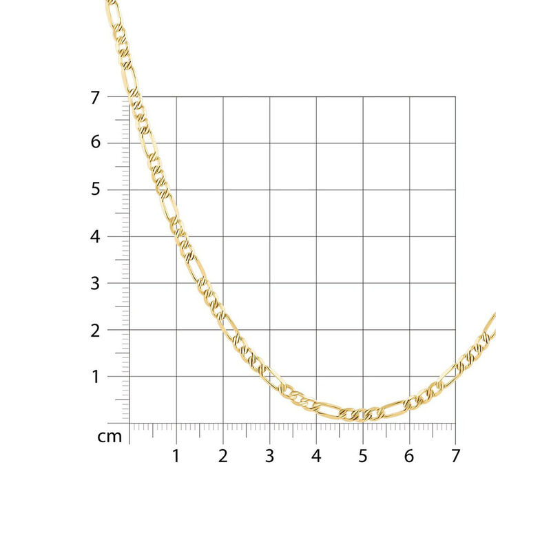 Cadena De Oro Amarillo 14K 3X1 (55Cm - 3.15Mm A... image number null