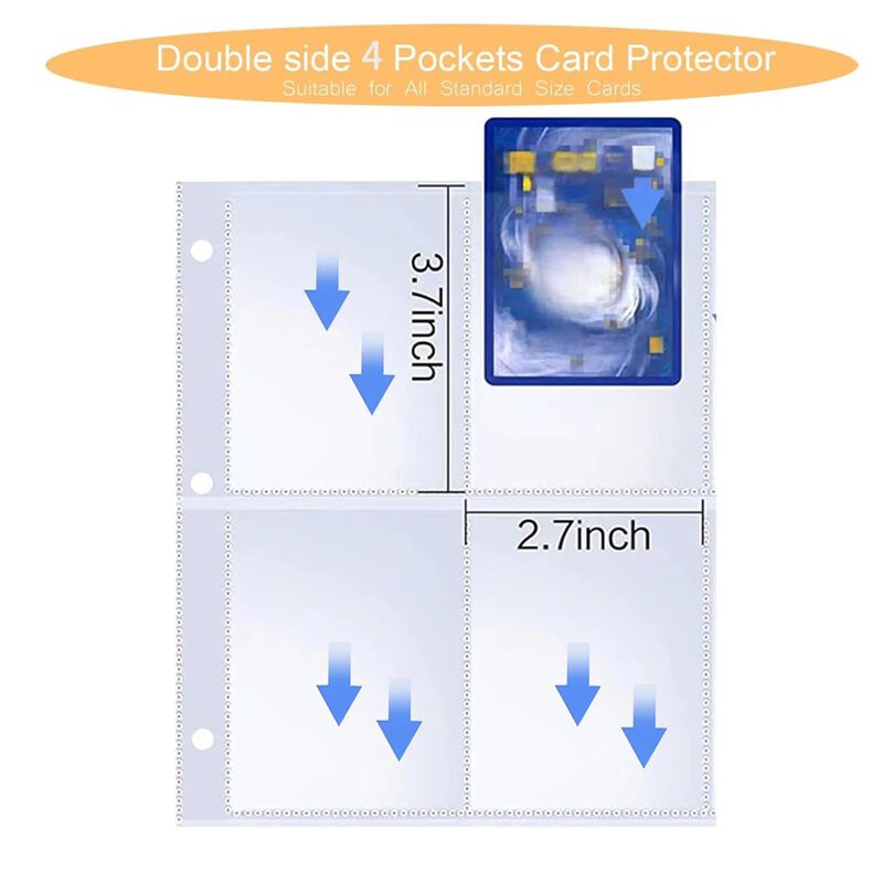 Carpeta De Tarjetas Sihdnok 400 Bolsillos Con C... image number null