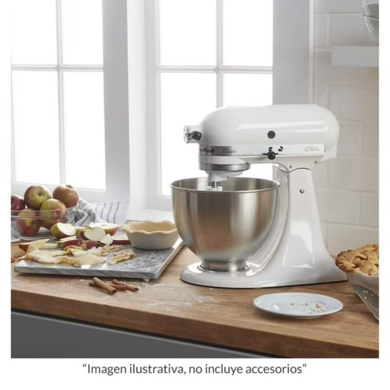 Batidora Kitchenaid Mod. K45sswh Color Blanco 4... image number null