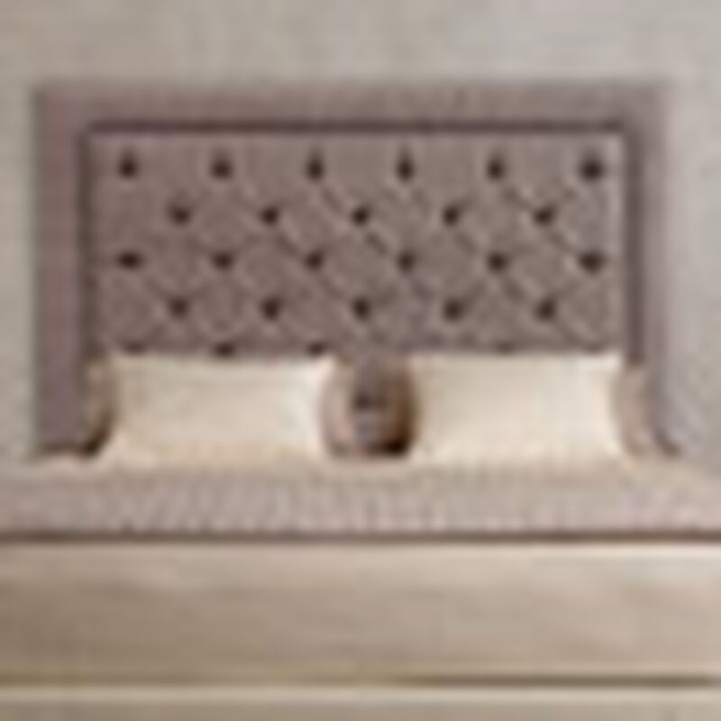 Cabecera Matrimonial Dicasa Mary Gris Oscuro image number null