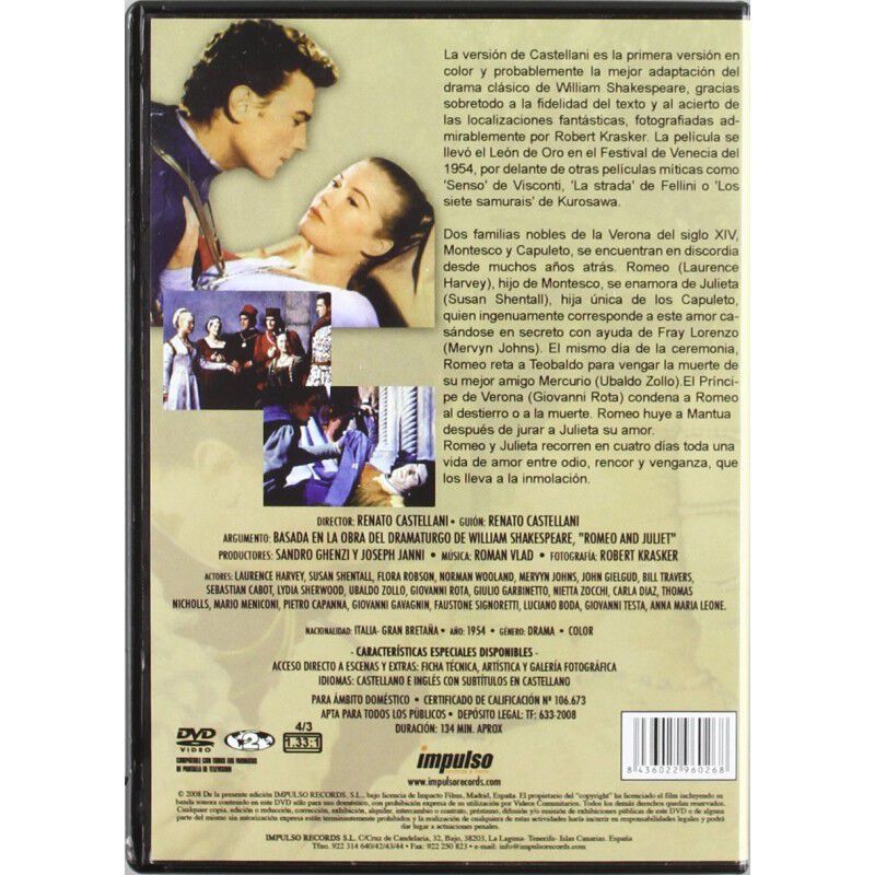 Romeo Y Julieta [dvd] image number null