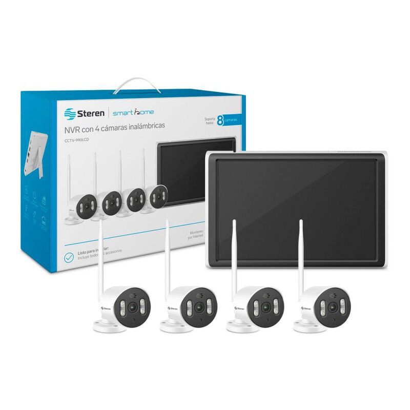 Sistema De Seguridad Cctv Con Nvr De 8 Canales,... image number null