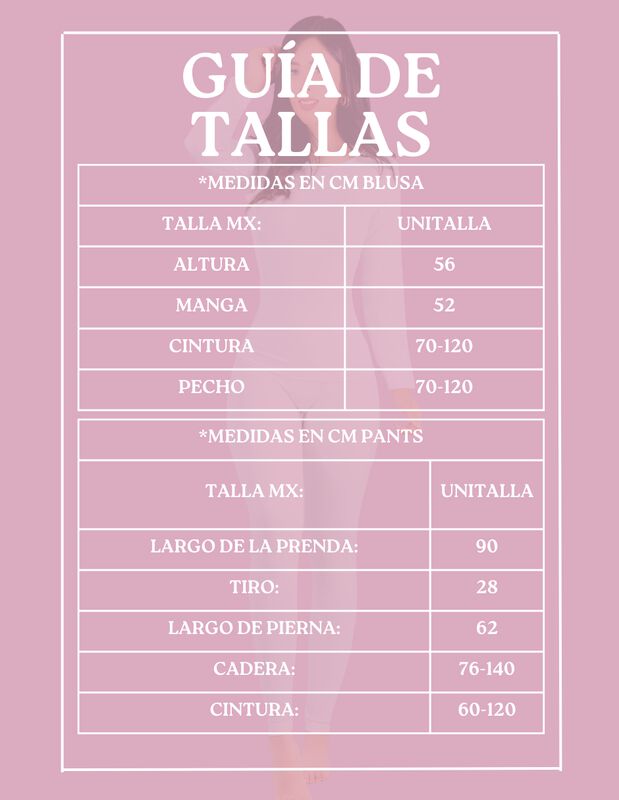 Conjunto T&eacute;rmico Mujer Pijamas Blusa Y Legging ... image number null