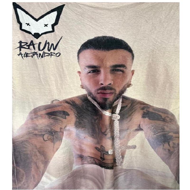 Exclusiva! Cobija Frazada Ultra Suave Rauw Alej... image number null