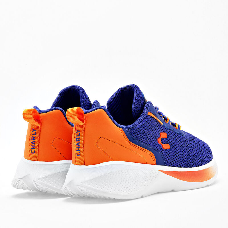 Charly Tenis urbano para ni&ntilde;o marino naranja, r... image number null