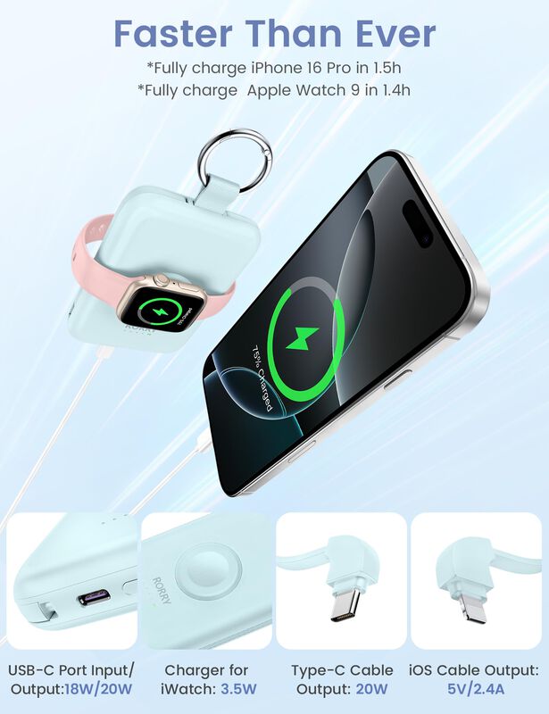 Cargador Port&aacute;til Power Bank Rorry 10000 Mah Pd... image number null