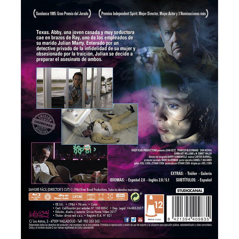 Sangre f&aacute;cil [Blu-ray] image number null