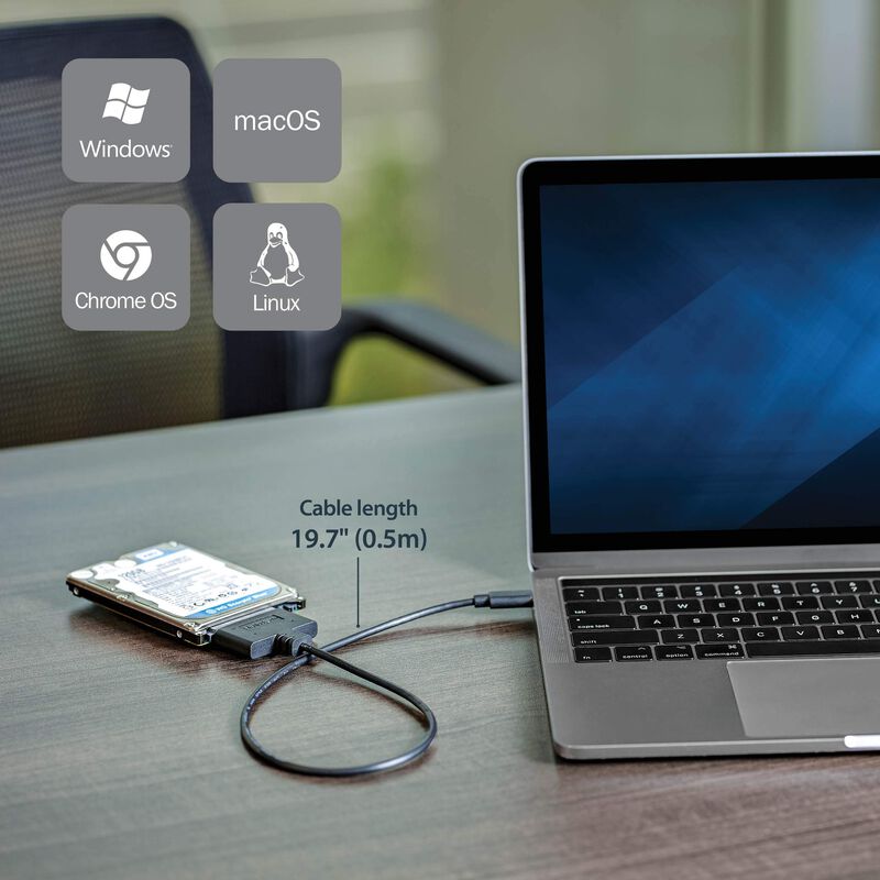 Adaptador Usb C A Sata Startech.com Usb31csat3c... image number null
