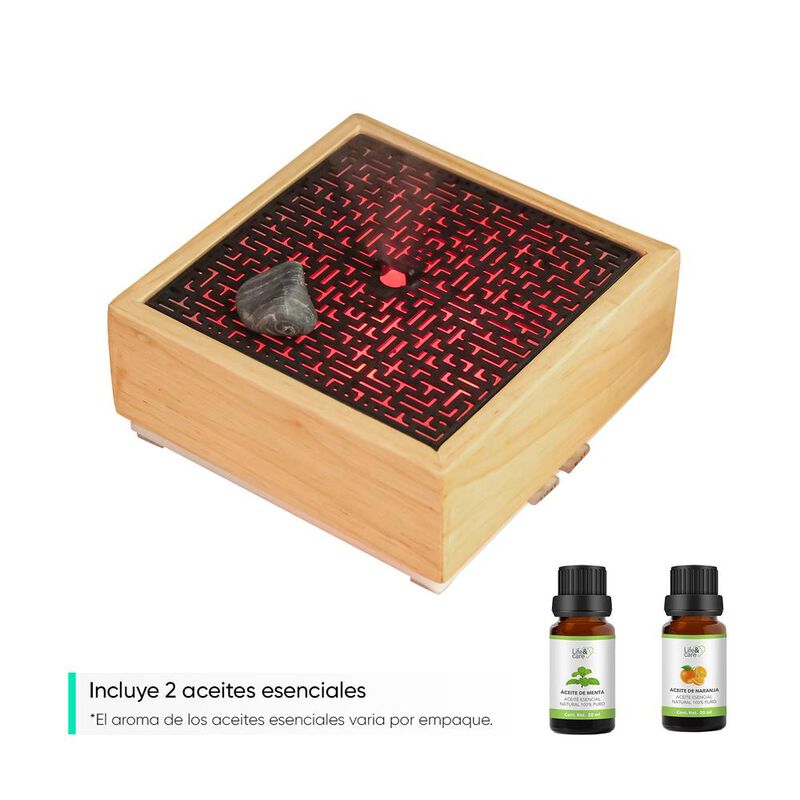 Difusor ultrasónico de aromaterapia madera image number null