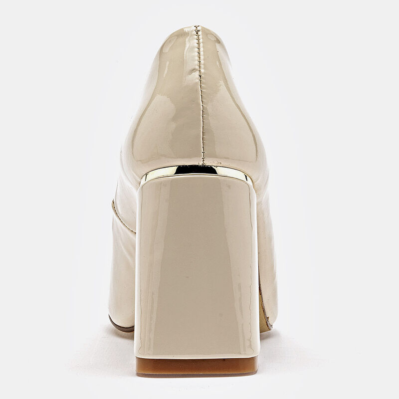 Been Class zapatilla  para mujer beige charol c... image number null