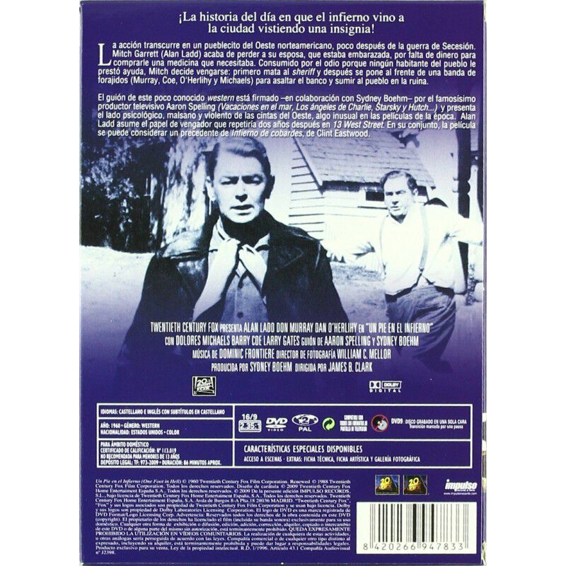 Un Pie En El Infierno (edici&oacute;n Impulso) [dvd] image number null