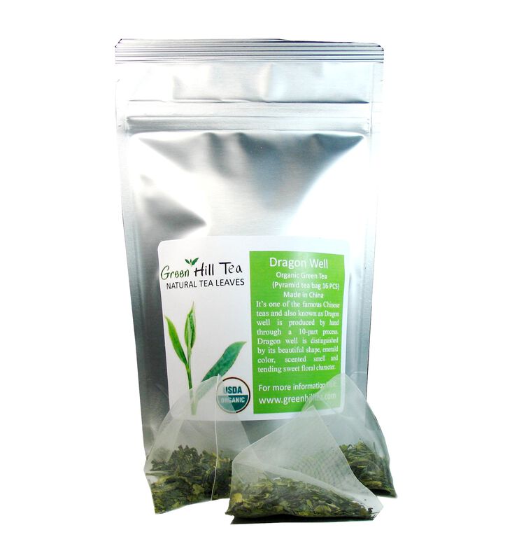 T&eacute; Org&aacute;nico Greenhilltea Dragon Well - 16 Bolsa... image number null