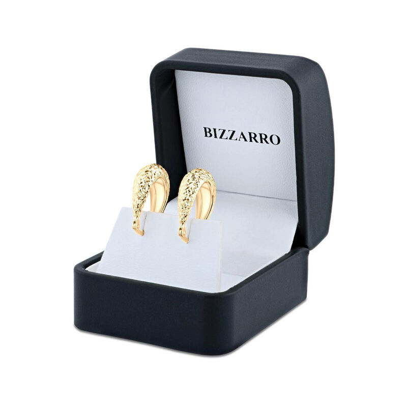 Arracadas Ovaladas De Oro Amarillo 14K (22 X 14... image number null