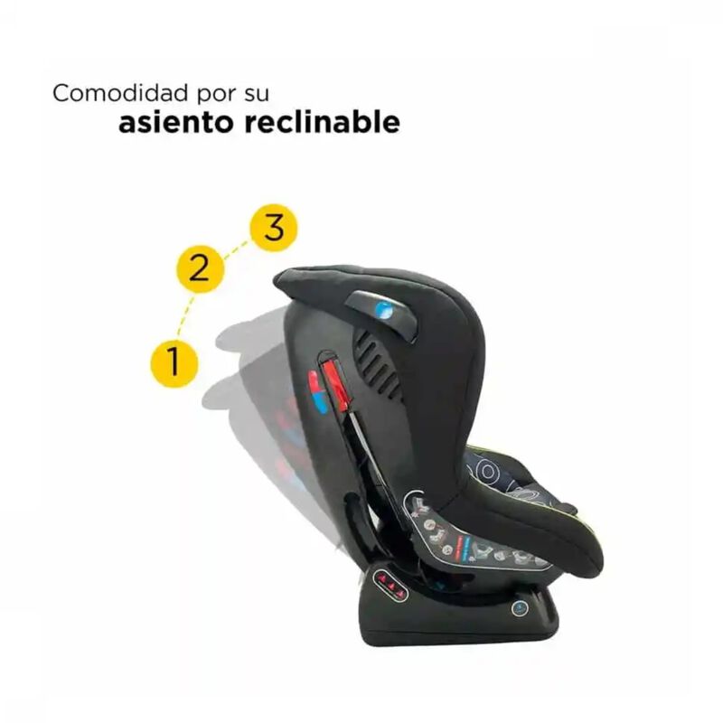 Autoasiento D'Beb&eacute; Lux Confort Gris/Negro END12 image number null