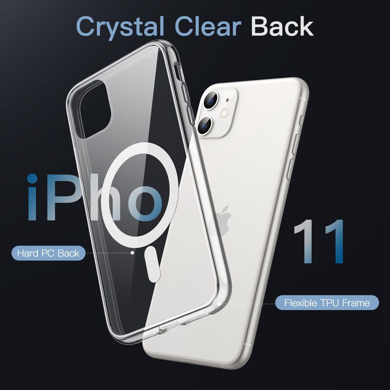 Funda Magn&eacute;tica Jetech para iPhone 11 Transpare... image number null
