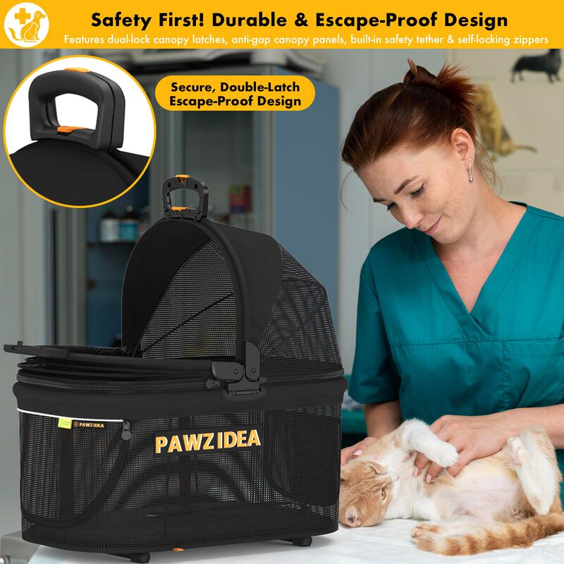 Transport&iacute;n Para Perros Pawzidea Port&aacute;til De Ha... image number null