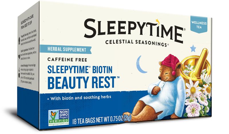 T&eacute; Celestial Seasonings Sleepytime Biotina Beau... image number null