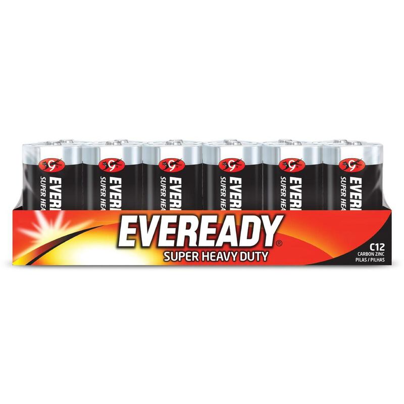 Pila Eveready Carb&oacute;n Zinc C Charola Con 12 1.5v image number null