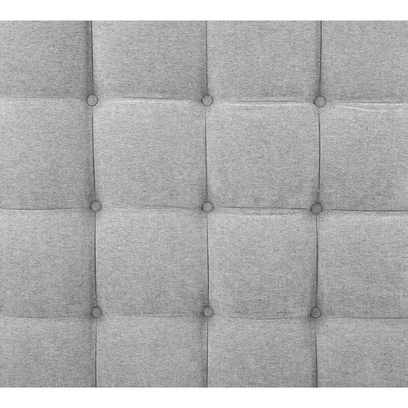 Cabecera King Size Trinity Slip Gris image number null