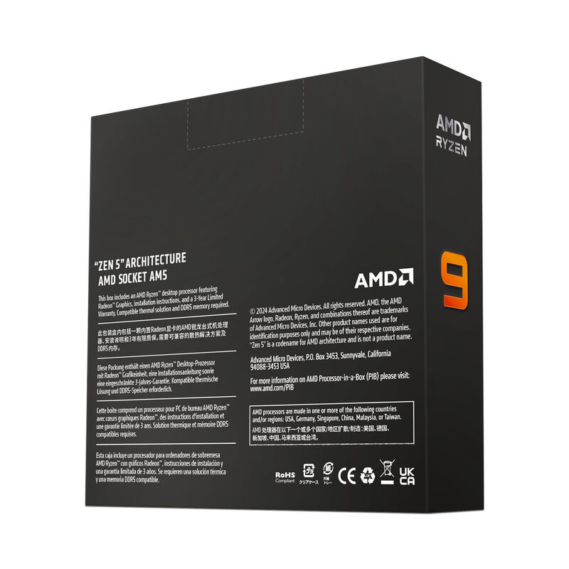 Procesador AMD Ryzen 9 9950X , Socket AM5 image number null