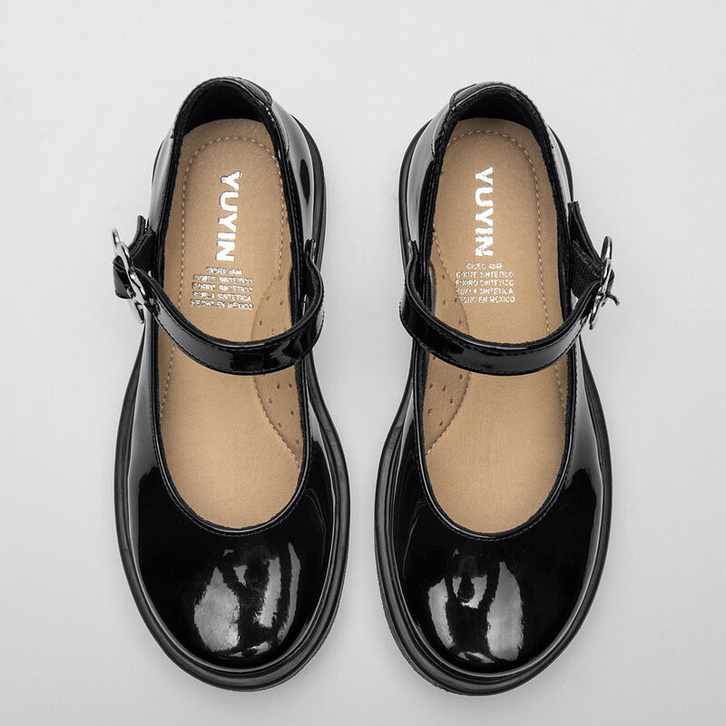 Yuyin Zapatos para mujer negro charol image number null
