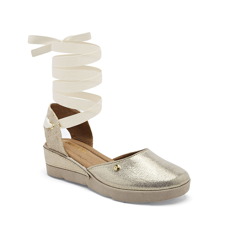 Moramora Zapatos para mujer dorado image number null