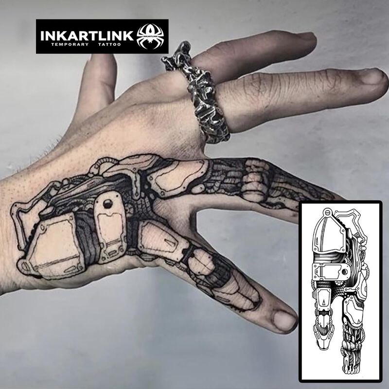 Tatuajes Temporales Inkartlink Realista E Imper... image number null