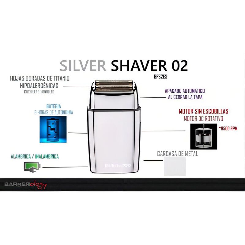 Rasuradora Facial Electrica Para Barba Babyliss... image number null
