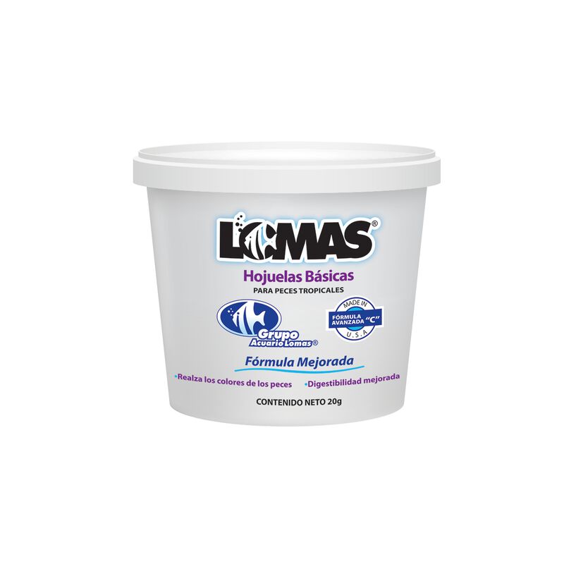 Lomas Hojuelas B&aacute;sicas Para Peces Con 20 Gramos image number null