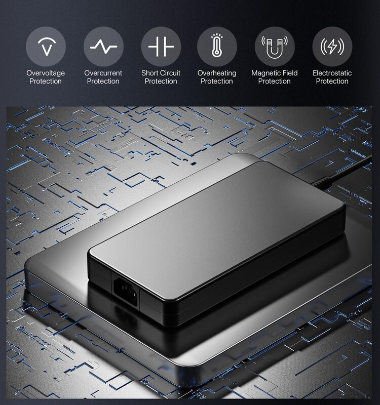 Cargador De Ca Hnhtkj 240w 7.4x5.0mm Para Dell ... image number null