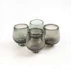 Vasos Set de 4 Vasos de Vidrio Soplado Humo Marea Baja