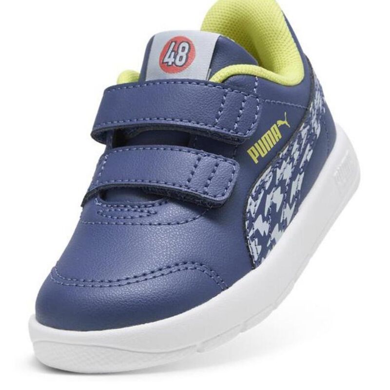 Tenis Puma Courtflex V3 Poised 2 Race para Ni&ntilde;o... image number null