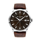 Reloj Nivada Corporate Cab Ac/Piel Carat Caf&eacute; Ind Con Fech
