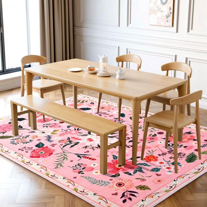 Alfombra Terrug Floral 183 cm X 274 cm Rosa Lav... image number null