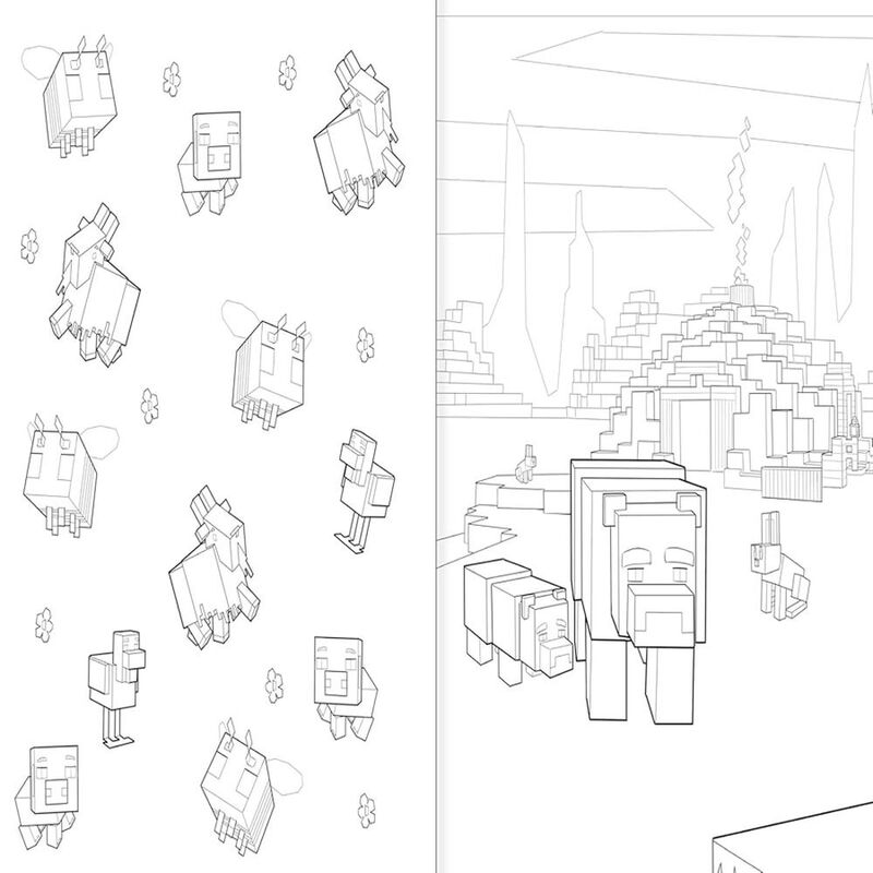 Minecraft. El Libro Oficial Para Colorear Modo ... image number null