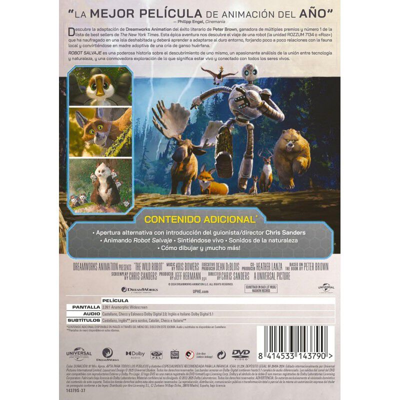 El robot salvaje [DVD] (2024) image number null