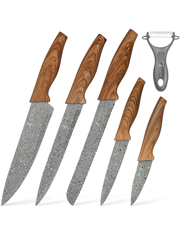 Juego de Cuchillos Marble Premium 6 Piezas image number null